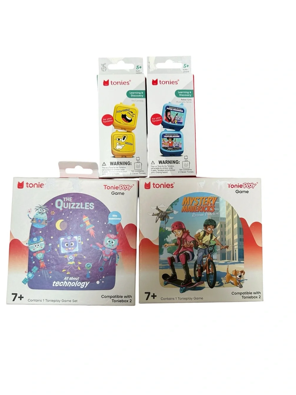 Tonies lot of 4 NEW